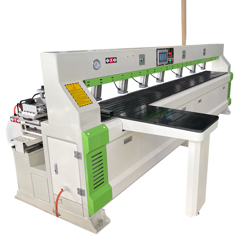 臥式雙頭側孔機